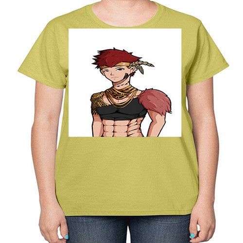 Forest tribal boy 67# - anime-  Ladies T-Shirt