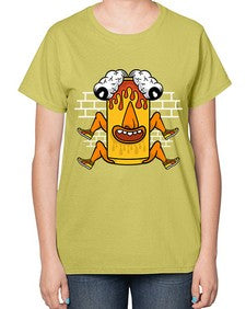 Fuck the weekend 128# - cartoon general-  Ladies T-Shirt