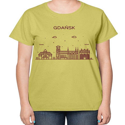 Gdansk 756# - cities-  Ladies T-Shirt