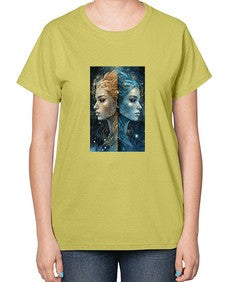 Gemini 56# - gemini-  Ladies T-Shirt