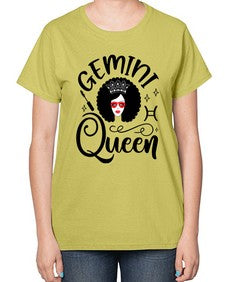 Gemini queen 233# - gemini-  Ladies T-Shirt