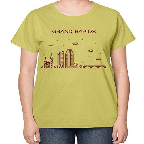 GrandRapids 779# - cities-  Ladies T-Shirt
