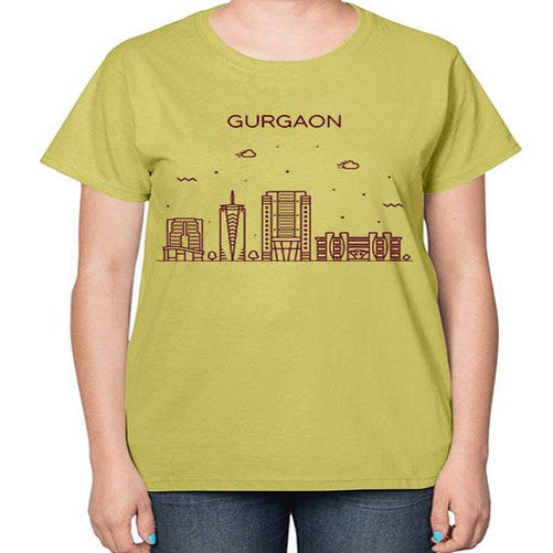 Gurgaon 797# - cities-  Ladies T-Shirt
