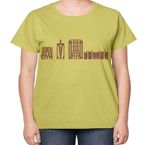 Gurgaon 798# - cities-  Ladies T-Shirt