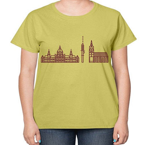Hanover 817# - cities-  Ladies T-Shirt