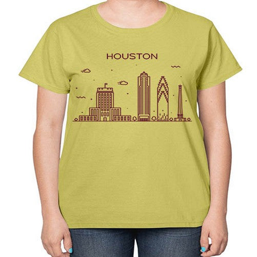 Houston 908# - cities-  Ladies T-Shirt