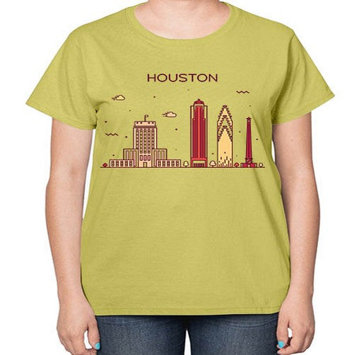 Houston 911# - cities-  Ladies T-Shirt