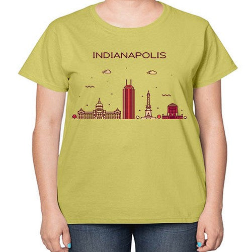 Indianapolis 949# - cities-  Ladies T-Shirt