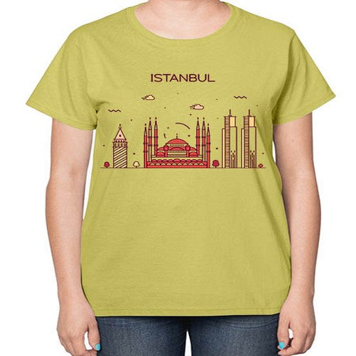 Istanbul 968# - cities-  Ladies T-Shirt