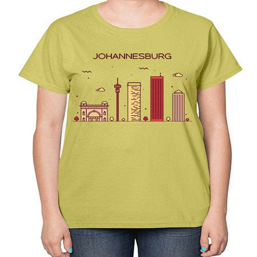 Johannesburg 1001# - cities-  Ladies T-Shirt