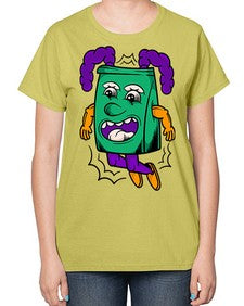 Jumping pouch 146# - cartoon general-  Ladies T-Shirt