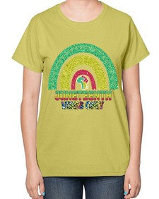 Juneteenth Vibes Only 5# - black juneteenth-  Ladies T-Shirt