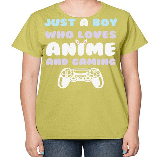 Just A Boy Who Loves 261# - anime-  Ladies T-Shirt