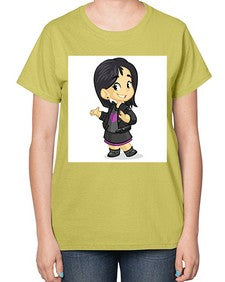 Kid 147# - cartoon general-  Ladies T-Shirt