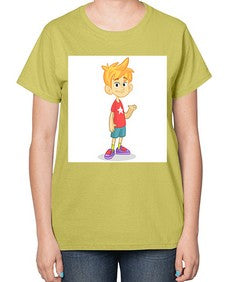 Kid 148# - cartoon general-  Ladies T-Shirt