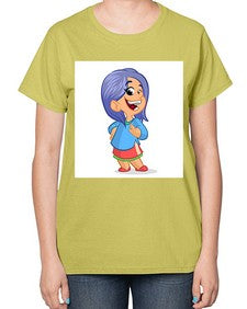 Kid 155# - cartoon general-  Ladies T-Shirt