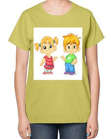 Kid 157# - cartoon general-  Ladies T-Shirt