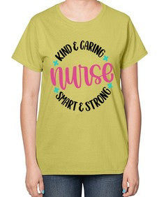 Kind Caring Nurse Style Style 1033# - nurse-  Ladies T-Shirt