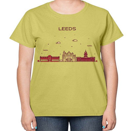 Leeds 1125# - cities-  Ladies T-Shirt
