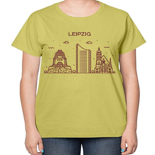 Leipzig 1126# - cities-  Ladies T-Shirt