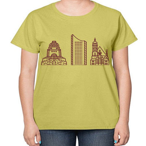 Leipzig 1127# - cities-  Ladies T-Shirt