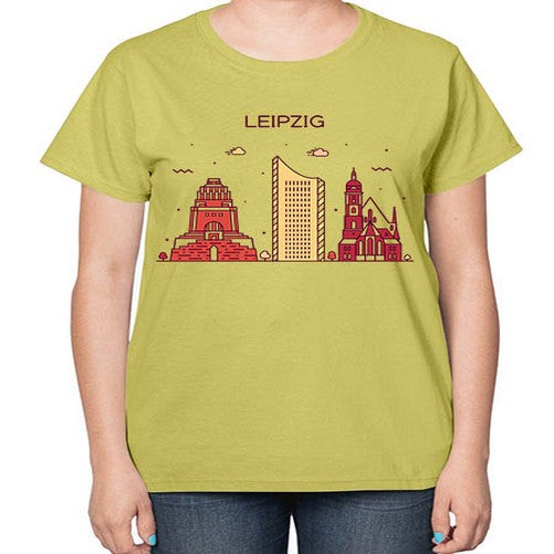 Leipzig 1128# - cities-  Ladies T-Shirt