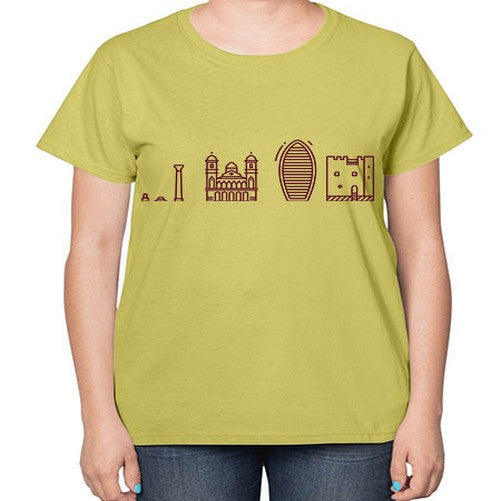 Limassol 1142# - cities-  Ladies T-Shirt