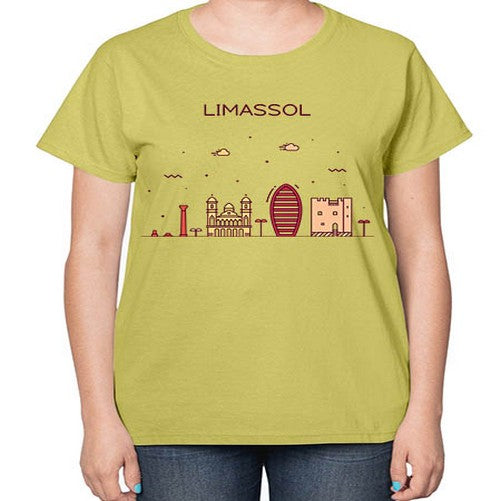 Limassol 1143# - cities-  Ladies T-Shirt