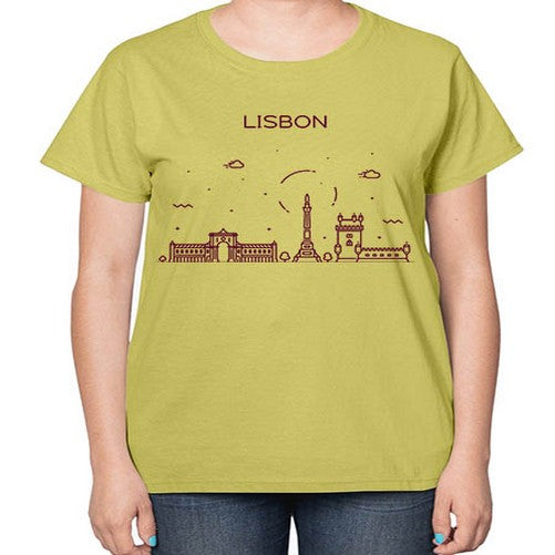 Lisbon 1145# - cities-  Ladies T-Shirt