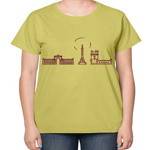 Lisbon 1146# - cities-  Ladies T-Shirt