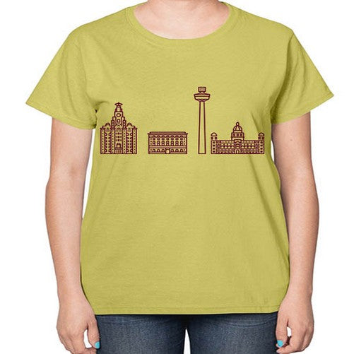 Liverpool 1151# - cities-  Ladies T-Shirt