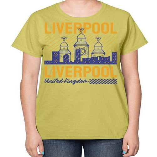 Liverpool 1152# - cities-  Ladies T-Shirt