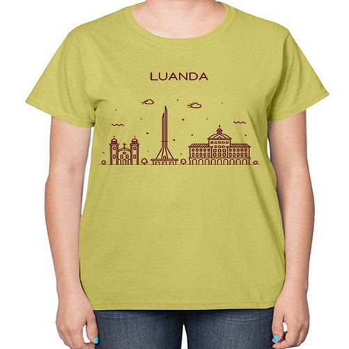 Luanda 1178# - cities-  Ladies T-Shirt