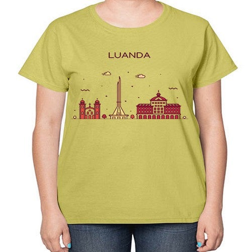 Luanda 1180# - cities-  Ladies T-Shirt