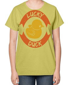 Lucky Duck Style 27# - ducks-  Ladies T-Shirt