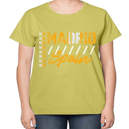 Madrid 1204# - cities-  Ladies T-Shirt