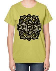 Mandala Courage 759# - mandala-  Ladies T-Shirt