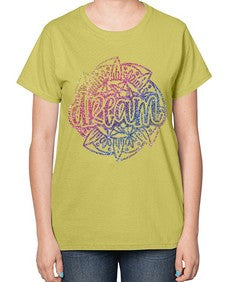 Mandala Dream Rainbow Glitter 760# - mandala-  Ladies T-Shirt