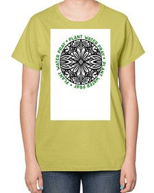 Mandala Garden Round 910# - mandala-  Ladies T-Shirt
