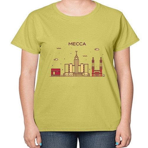 Mecca 1264# - cities-  Ladies T-Shirt