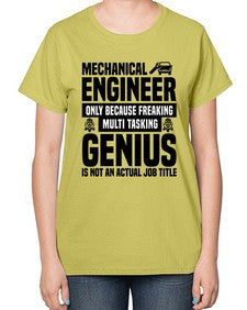 Mechanical engineer Style 1090# - engineer-  Ladies T-Shirt