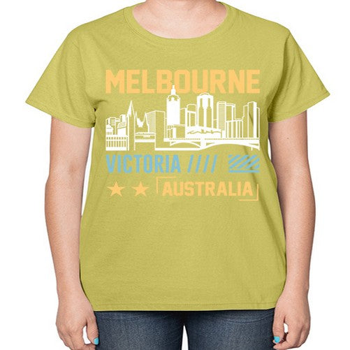 Melbourne 1271# - cities-  Ladies T-Shirt