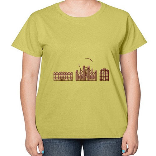 Milan 1295# - cities-  Ladies T-Shirt