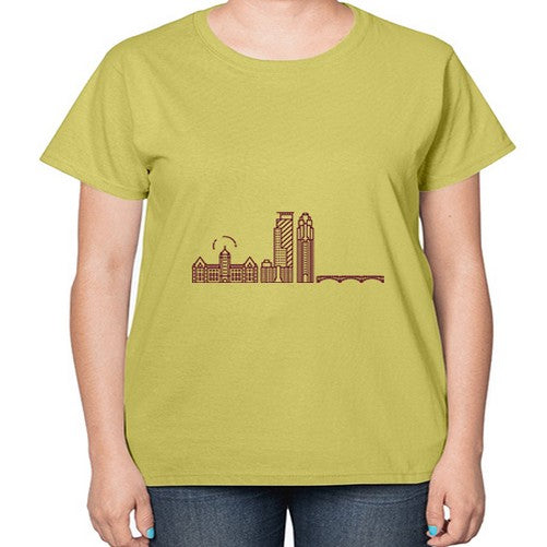 Minneapolis 1306# - cities-  Ladies T-Shirt