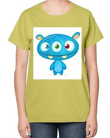 Monster 181# - cartoon general-  Ladies T-Shirt