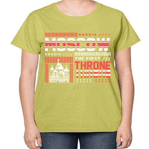 Moscow 1356# - cities-  Ladies T-Shirt