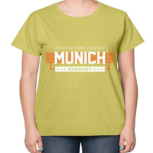 Munich 1389# - cities-  Ladies T-Shirt