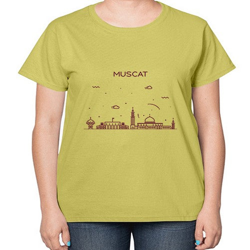 Muscat 1395# - cities-  Ladies T-Shirt