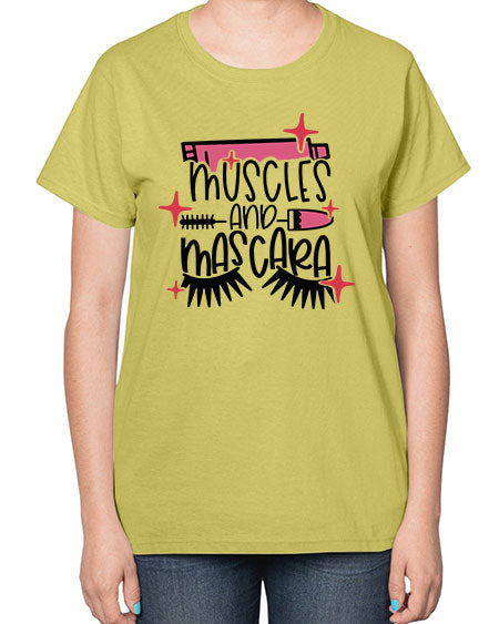 Muscles And Mascara Style 36# -makeup  Ladies T-Shirt