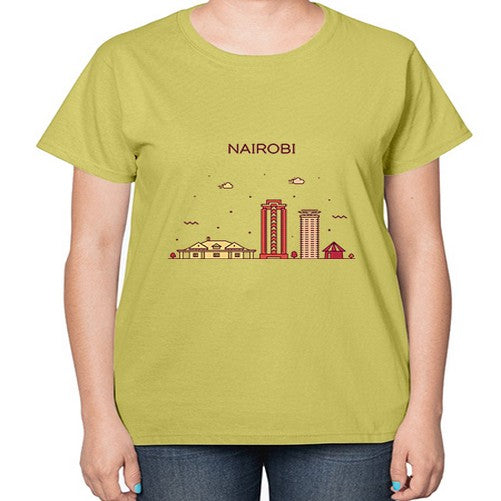 Nairobi 1404# - cities-  Ladies T-Shirt
